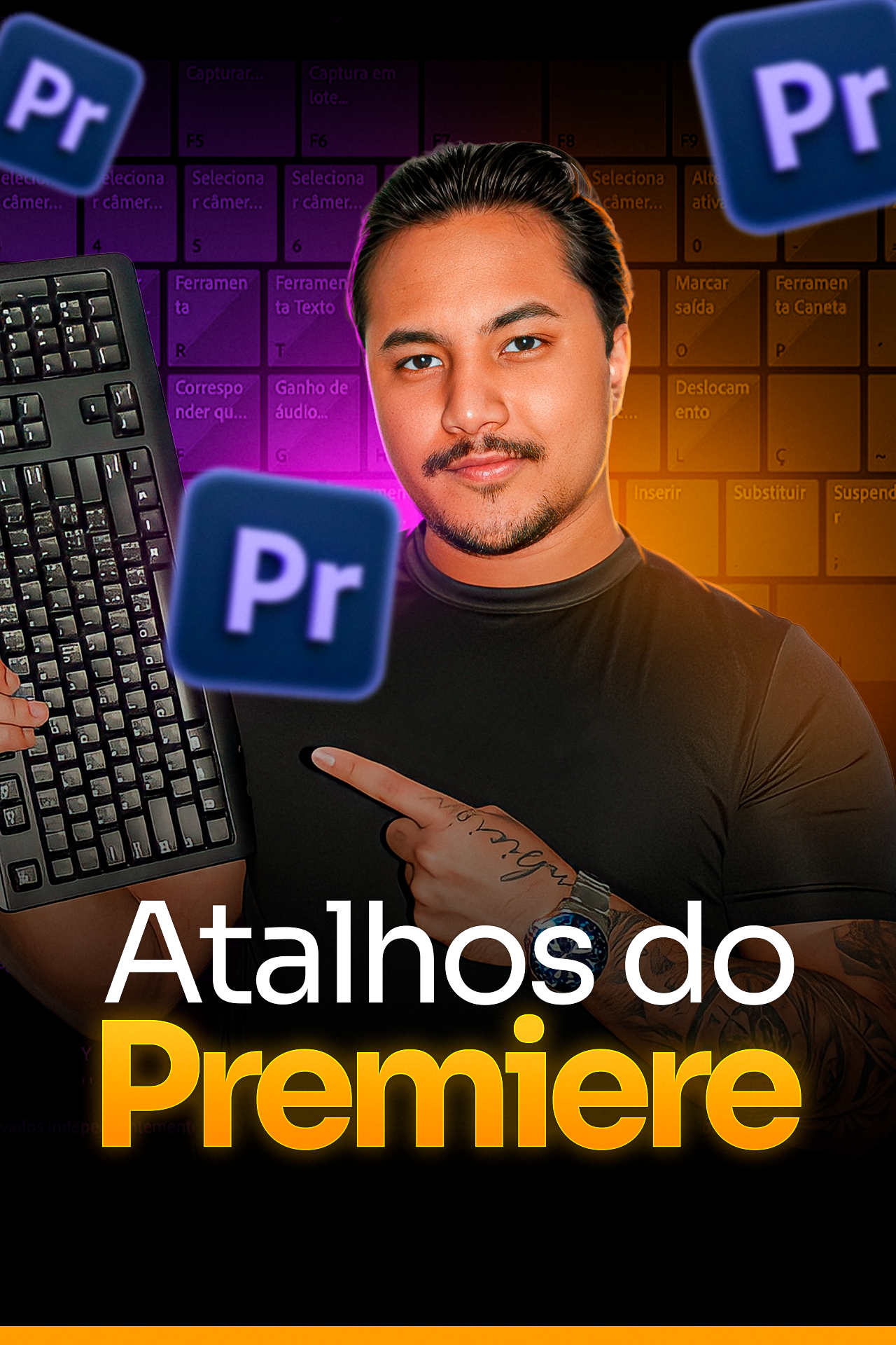Atalhos adobe premiere