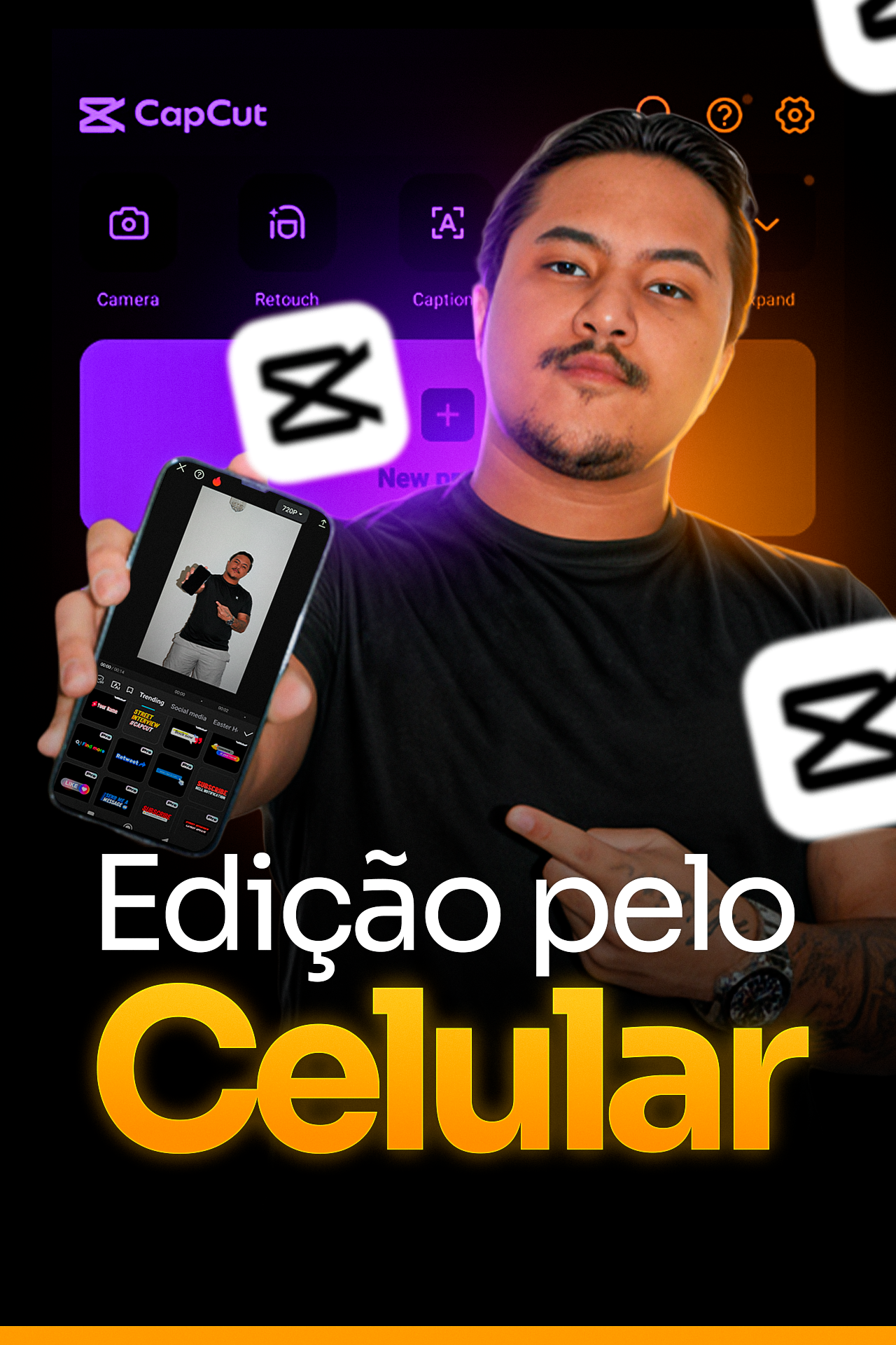 Edição pelo celular